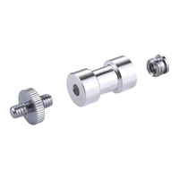 3-In-1 Screw Adapter Kit 1 / 4 & 3 / 8 Male To 1 / 4 & 3 / 8 Female thumbnail