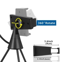 Dimmable Led Ring Light with Phone Tripod Stand thumbnail