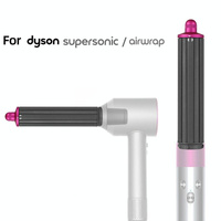 Enhanced Long Curling Nozzle for Dyson Airwrap Hair Dryer - Rose Red thumbnail