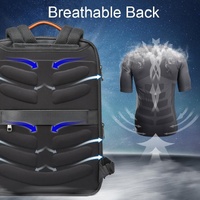 Waterproof Anti-theft Laptop Backpack with Usb Charging - Regular Version Black thumbnail