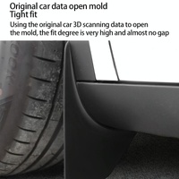 4Pcs / Set Splash Guards Matte Fender No Drilling Required Upgraded Pp Material - For Tesla Model Y thumbnail