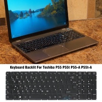 Toshiba P55 / a Laptop Backlight Keyboard - Compatible with P55 / P55t thumbnail