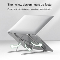 Adjustable Laptop Stand - Portable Folding Heat Dissipation Desktop Holder thumbnail