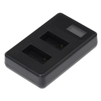 Lcd Screen Dual Battery Charger for Gopro Hero3 with Charging Capacity Display thumbnail