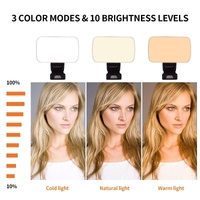 Rechargeable Video Conference Lighting - Three Colour Temperature Dimming thumbnail