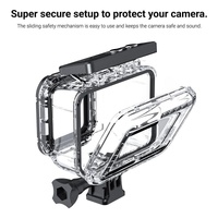 Waterproof 60m Diving Case for Insta360 one Rs 4k Camera thumbnail