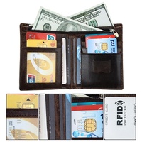 Detachable Card Holder Leather Wallet for Men - Antimagnetic Rfid thumbnail