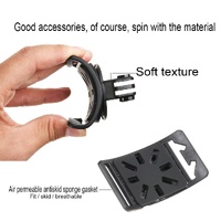 360 Degree Rotation Mount for Gopro Insta360 Dji Action Cameras - 3-in-1 Straps for Hand Wrist Arm Leg thumbnail