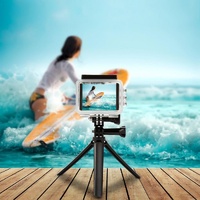 Foldable 3-way Tripod Selfie Stick for Action Cameras - 20-58cm Length thumbnail