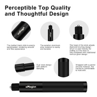 70cm Straight Pull Selfie Stick for Sports Cameras with 3 Jaw Screw - Rod+1/4 Turn 3 Jaw+Screw thumbnail
