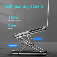 Foldable Aluminum Laptop Stand with Heat Dissipation thumbnail