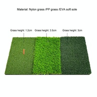 Indoor Golf Practice Pad - 3-in-1 Swing Mat for Hitting and Chipping - 90X40Cm thumbnail