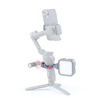 Extension Bracket with Dual Cold Shoe for Dji Om4 / Mobile 3 Stabilizer thumbnail