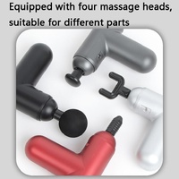 Compact Vibrating Fascia Massage Gun - Gray thumbnail