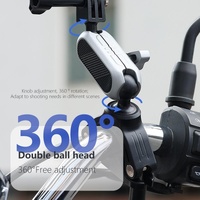 Universal Phone Mount for Handlebars with Clamp and Screw thumbnail