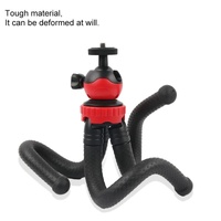 Flexible Mini Octopus Tripod with Phone Clamp for Iphone Galaxy Huawei Gopro thumbnail