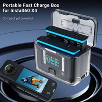 Smart Dual Charging Box for Insta360 X4 Camera thumbnail