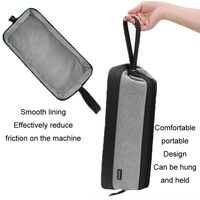 For Dyson Hair Dryer Curling Iron Accessories Organizer Bag - Black Handle thumbnail