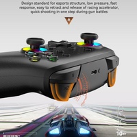 Wireless Gamepad for Nintendo Switch / Pro - Tooth Design - Tbd0603716903 Black thumbnail