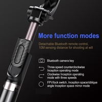 Foldable 3-in-1 Gimbal Stabilizer with Bluetooth Remote and Tripod for Smartphones thumbnail