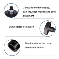 2-Pack Flash Light Stand Adapter For Photography Tripods thumbnail