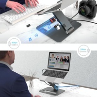 Adjustable Aluminum Laptop Stand with Type-c Docking Station thumbnail