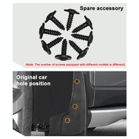 For Jaguar Xf 2009-2015 4Pcs / Set Car Auto Soft Plastic Splash Flaps Fender Guard thumbnail