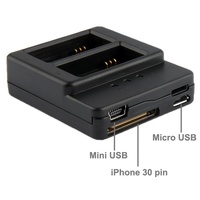 Gopro Hero 3 Battery Charger - Compatible with Ahdbt 301 / 302 thumbnail