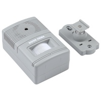 Grey Wireless Door Chime For Visitor Alert thumbnail