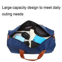 Blue Waterproof Gym Bag with Wet / Dry Separation - 9921 Blue thumbnail
