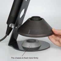 Universal Hair Dryer Stand No Drilling Silver thumbnail
