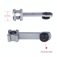 Three-Headed Hot Boot Adapter For Gimbal With Led Mic Mount thumbnail