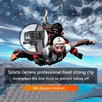 360 Degree Backpack Mount for Gopro Dji and Other Action Cameras - Rotating Clip Clamp thumbnail