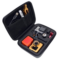 Portable Waterproof Travel Case for Action Cameras - Shockproof Fits Gopro Insta360 Dji - 22x16x7cm thumbnail