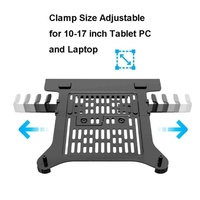 Full Motion Gas Spring Arm For 10-17 Inch Desktop / Laptop thumbnail