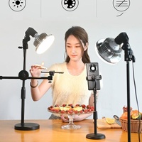 500w Mushroom Lamp & Stand for Mobile Phone Photography thumbnail