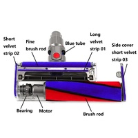 Soft Roller Head for Dyson V6-v11 Motor Bearing Vacuum Cleaner Parts thumbnail