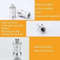 10-Pack 1 / 4 To 3 / 8 Screw Adapters - Male To Male thumbnail