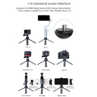 Aluminum Alloy Mini Tripod for Insta360 Go Dji Action and Gopro thumbnail