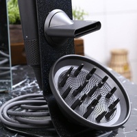 Universal Hair Dryer Stand No Drilling Black thumbnail
