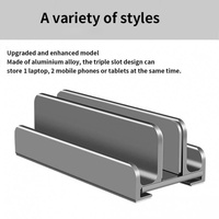 Multifunctional Aluminum Storage Stand for Laptop Tablet and Phone thumbnail