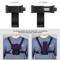 Adjustable Body Mount Belt with Phone Clamp and j Hook Mount thumbnail