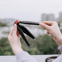 Vlogging Live Broadcast Led Selfie Light Video Rig With Smartphone Handle And Tripod thumbnail