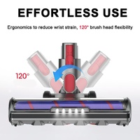 Soft Bristle Roller Brush with Light for Dyson Vacuum Cleaners thumbnail