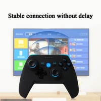 Wireless Game Controller for Android / Ios / Pc / Ps3 with Bluetooth & 2.4ghz Includes Handle Bracket and Receiver - Blue thumbnail
