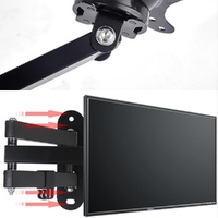 Universal Rotatable Retractable Monitor Wall Mount - 14-27 Inch thumbnail