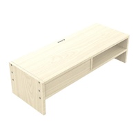 Wood Grain Monitor Stand with Drawer - 2 Layers thumbnail
