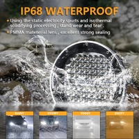 Truck Modified 7 Inch Round Spotlight Dc9 - 30V / 3000K / 6000K / 3500Lm thumbnail