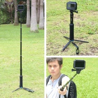 Foldable Tripod Selfie Stick for Action Cameras - 23.5-81cm Length thumbnail