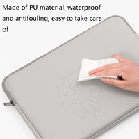 15 / 15.6 Inch Pink Pu Leather Laptop Bag thumbnail